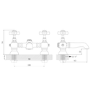 Chrome Traditional Mono Basin Mixer Tap with Bath Filler Tap Pack - Ripley