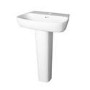 Full Pedestal 1 Tap Hole Basin 615mm - Roma