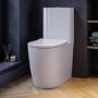 White Comfort Height Close Coupled Toilet - Roma
