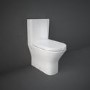 Close Coupled Closed Back Toilet with Soft Close Seat - RAK Resort