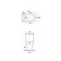 Close Coupled Closed Back Toilet with Soft Close Seat - RAK Resort