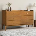 BUN/RUM002/90424 Large Wooden Mid-Century Sideboard with Drawers - Rumi