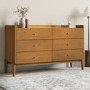 Large Wooden Mid-Century Sideboard with Drawers - Rumi