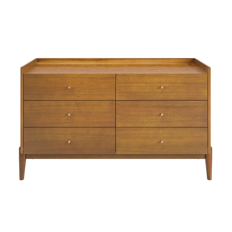 Large Wooden Mid-Century Sideboard with Drawers - Rumi