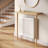 Extra Small & Narrow Weathered Oak Radiator Cover - 80cm - Rayne