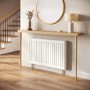 Large & Narrow Weathered Oak Radiator Cover - 150cm - Rayne