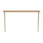 Large & Narrow Solid Weathered Oak Console Table - 150cm - Rayne