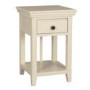 Pair of Savannah Bedside Tables with Drawer in Ivory/Cream