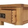 Solid Oak Bedside Table - Rustic Saxon Range