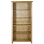 Tall Oak Bookshelf & Storage Unit - Rustic Saxon Range