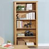 Tall Oak Bookshelf &amp; Storage Unit - Rustic Saxon Range