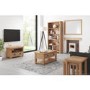 Tall Oak Bookshelf & Storage Unit - Rustic Saxon Range