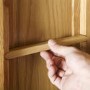Tall Oak Bookshelf & Storage Unit - Rustic Saxon Range