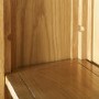 Tall Oak Bookshelf & Storage Unit - Rustic Saxon Range