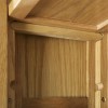Tall Oak Bookshelf &amp; Storage Unit - Rustic Saxon Range
