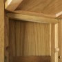 Tall Oak Bookshelf & Storage Unit - Rustic Saxon Range