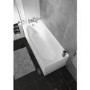 Medium Oak Left Hand Vanity Unit Bathroom Suite with Bath