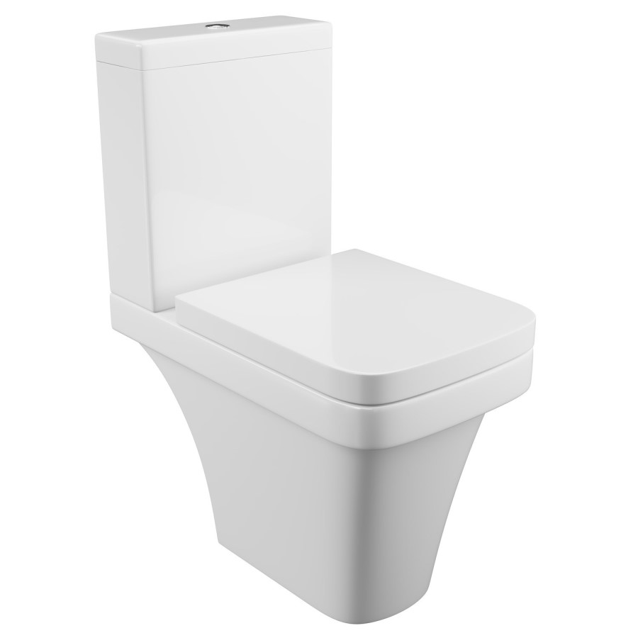 Davana Toilet and Basin Bathroom Suite with Bath