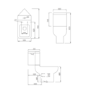 Grade A2 - Close Coupled Comfort Height Corner Toilet with Soft Close Seat - Seren