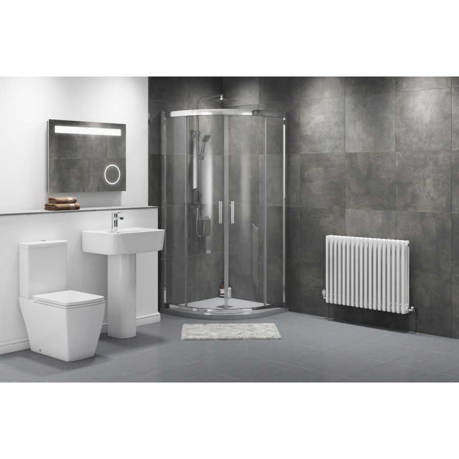 800 x 800mm Sliding Door Quadrant Shower Enclosure Suite