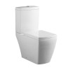 Modern Square Toilet and Basin Bathroom Suite with Comfort Height Toilet