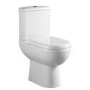Modern Curved Toilet and Basin Bathroom Suite