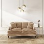 Sofa Set in Beige Velvet 3 & 2 Seater - Payton