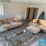 Sofa Set in Beige Velvet 3 & 2 Seater - Payton