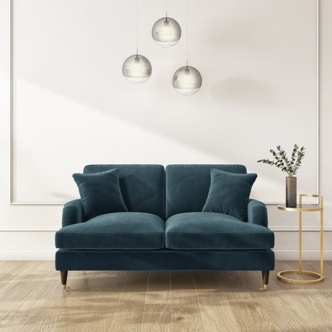 Blue Velvet Sofa Set - Payton