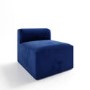 Navy Blue Velvet 4 Seater U Shaped Modular Sofa - Hendrix