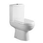 Compact Close Coupled Toilet with Soft Close Seat