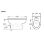 Back to Wall Toilet with Soft Close Seat