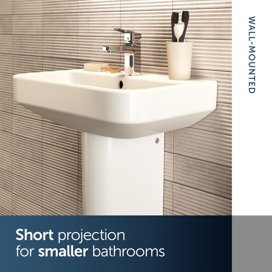 Ideal Standard i.Life S Compact 1 Tap Hole Full Pedestal Basin 600mm