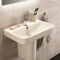 Ideal Standard i.Life S Compact 1 Tap Hole Semi Pedestal Basin 600mm