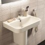 Ideal Standard i.Life S Compact 1 Tap Hole Semi Pedestal Basin 600mm