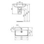Ideal Standard i.Life S Compact 1 Tap Hole Semi Pedestal Basin 600mm