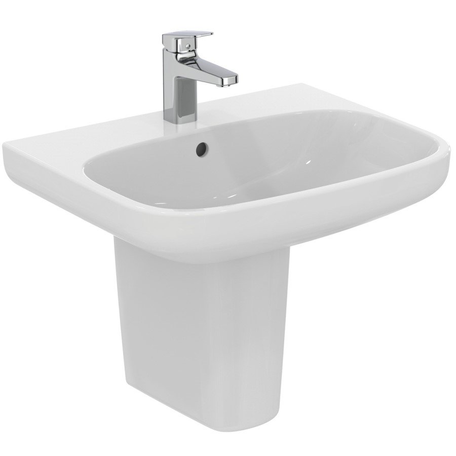 Ideal Standard i.Life A 1 Tap Hole Semi Pedestal Basin 500mm