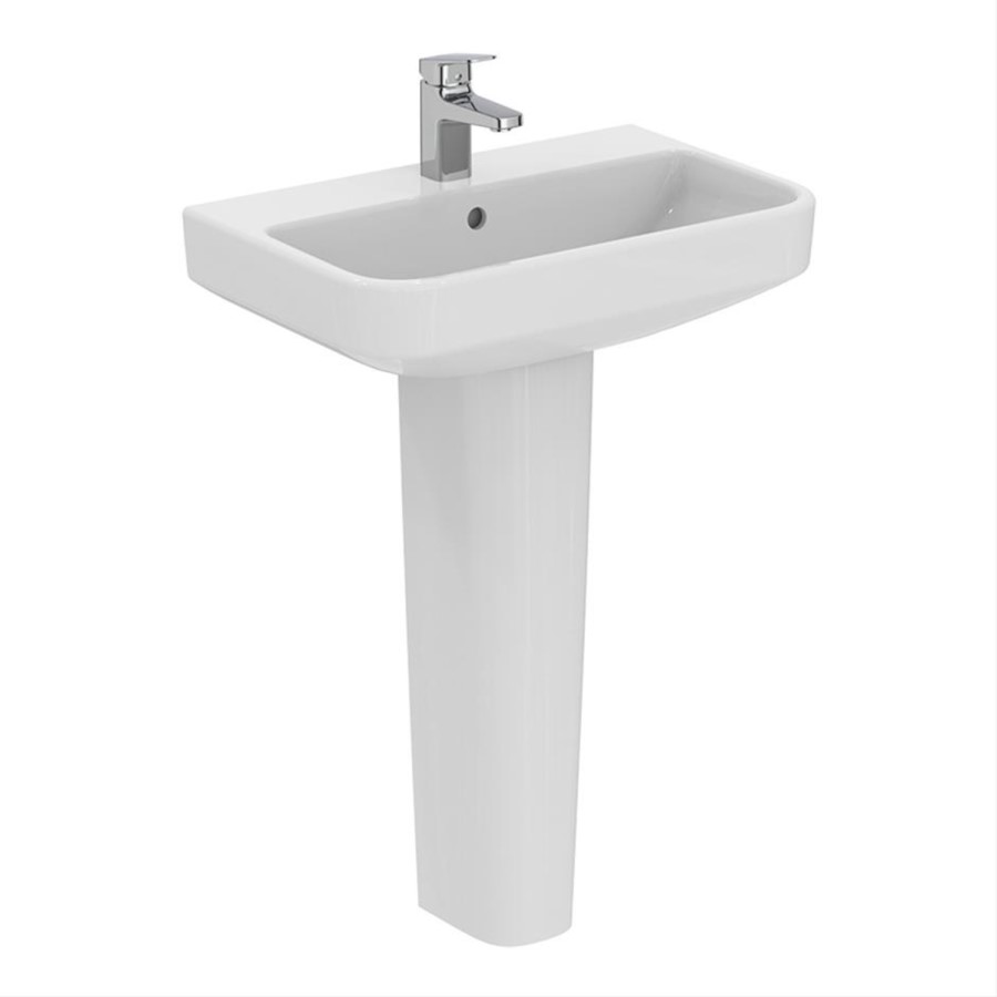 Ideal Standard i.Life S Compact 1 Tap Hole Full Pedestal Basin 550mm
