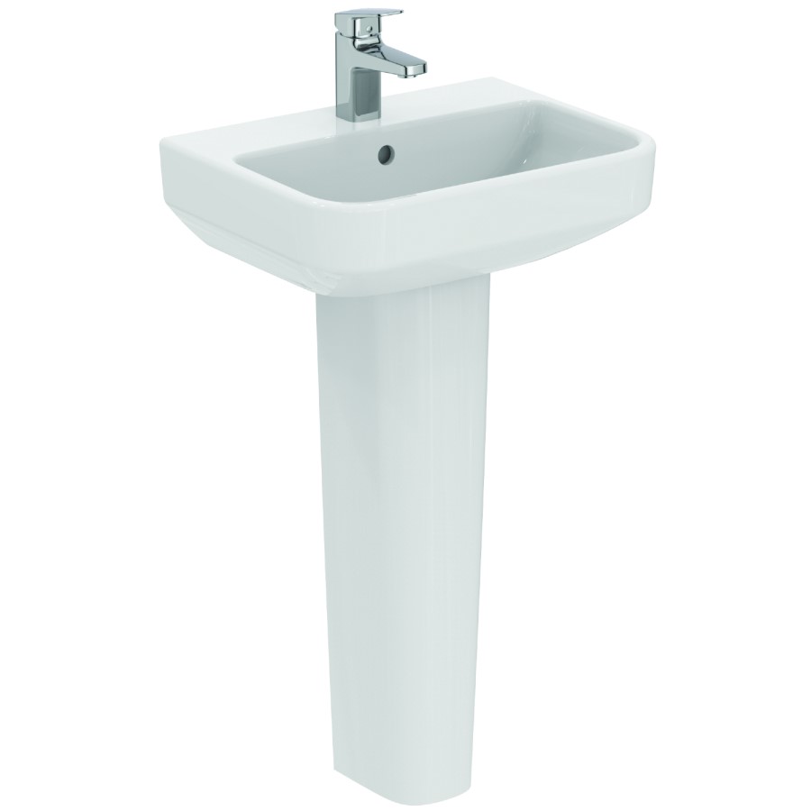 Ideal Standard i.Life S Compact 1 Tap Hole Full Pedestal Basin 500mm