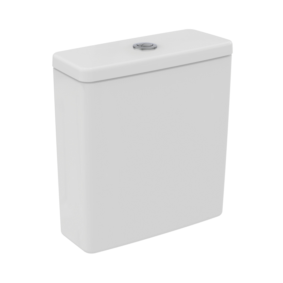 Ideal Standard i.life S Close Coupled Rimless Short Projection Open Back Toilet With Soft Close Seat