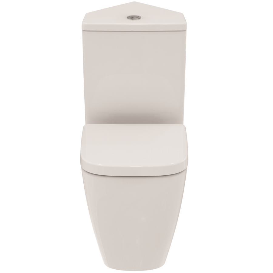 Ideal Standard i.life S Close Coupled Rimless Short Projection Corner Toilet With Soft Close Seat