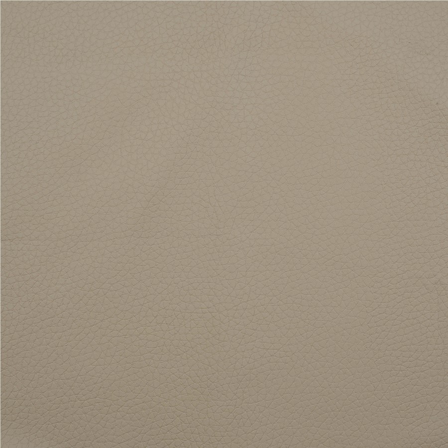 Set of 2 Beige Faux Leather Adjustable Swivel Bar Stools with Chrome Base - Tessa