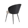 Set of 4 Black Wooden Dining Chairs - Tori