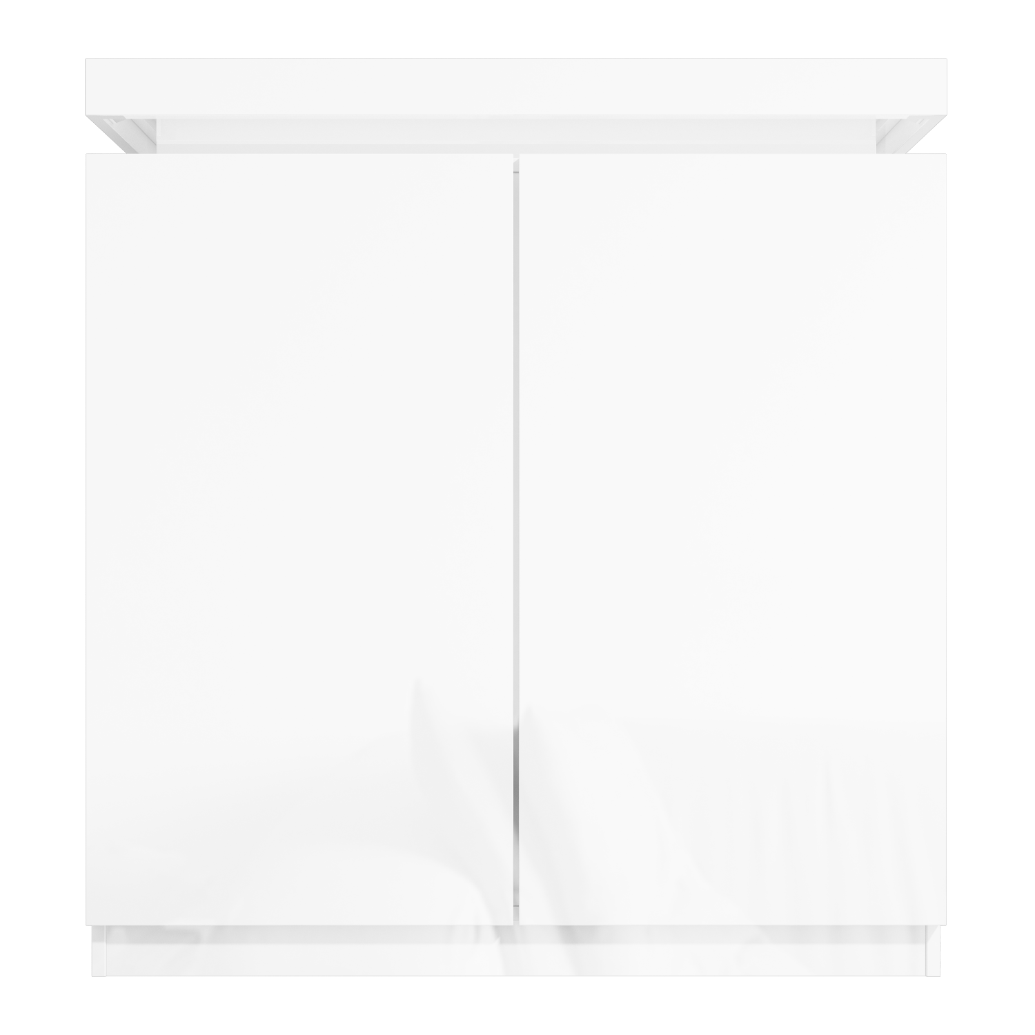 Vivienne white high gloss sideboard with led discount lighting