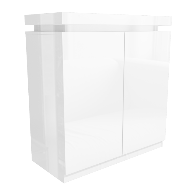 White high gloss drinks cabinet deals