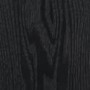 Large Black Wooden Rectangular Dining Table - Seats 6 - Troy