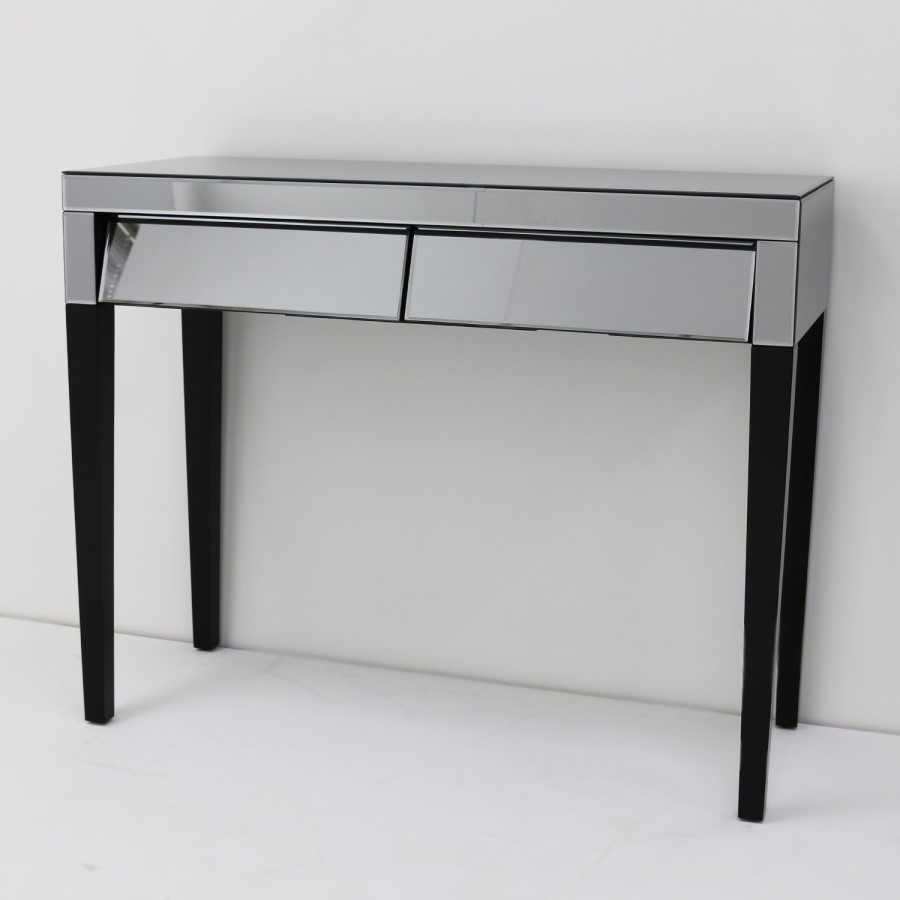 Valentina Venetian Grey Mirrored Console Table