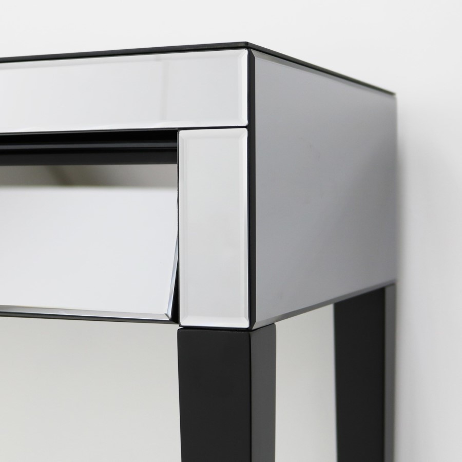 Valentina Venetian Grey Mirrored Console Table