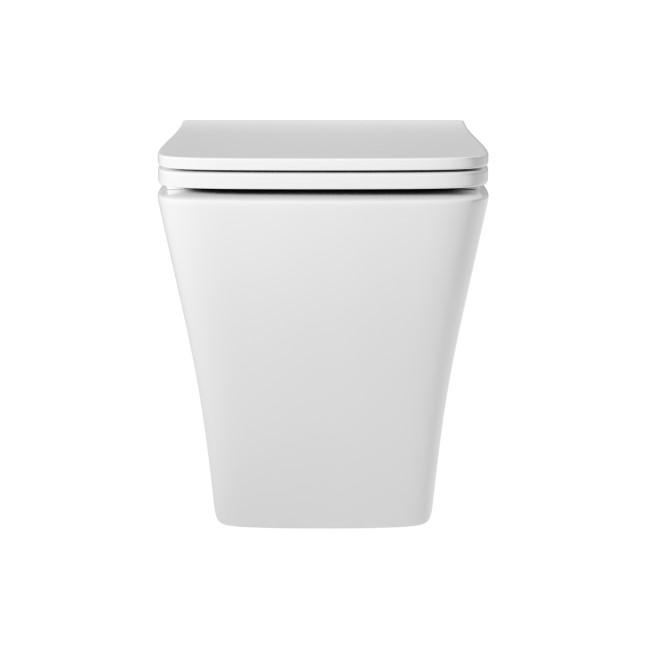 Back To Wall Rimless Toilet with Soft Close Seat - Boston