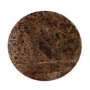 Round Brown Marble and Walnut Nest of 2 Tables - Ivan